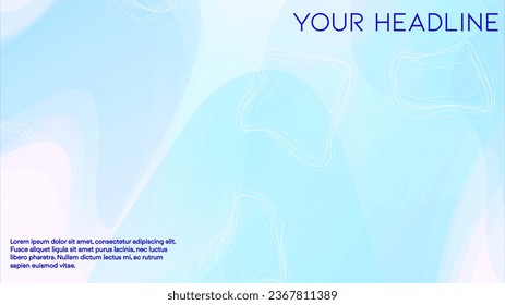 Abstract Futuristic Vector Background with  Geometric Shapes and Lines. Modern Colorful Gradient Wallpaper. Trendy Digital Design for Your Poster, Banner, Template, Web Page.