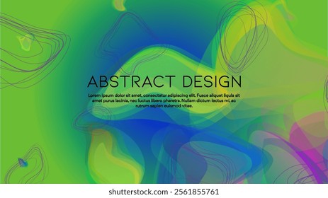 Abstract Futuristic Vector Background with  Geometric Shapes and Lines. Modern Colorful Gradient Wallpaper. Trendy Digital Design for Your Poster, Banner, Template, Web Page.