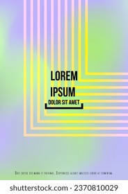 Abstract Futuristic Vector Background with Liquid Shapes and Lines. Modern Colorful Gradient Wallpaper. Trendy Digital Design for Your Poster, Banner, Template, Web Page.
