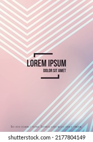 Abstract Futuristic Vector Background with Minimal Shapes and Lines. Modern Colorful Gradient Wallpaper. Trendy Digital Design for Your Poster, Banner, Template, Web Page.
