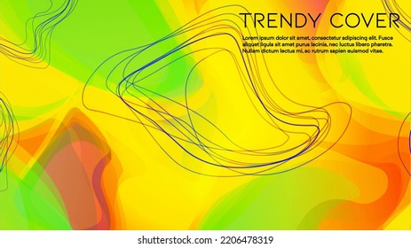 Resumen Fondo vectorial futurista con formas y líneas mínimas. Papel de escritorio moderno de degradado de color. Diseño digital de moda para tu afiche, pancarta, plantilla, página web.