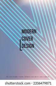 Abstract Futuristic Vector Background with Minimal Shapes and Lines. Modern Colorful Gradient Wallpaper. Trendy Digital Design for Your Poster, Banner, Template, Web Page.