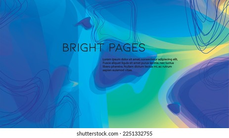 Resumen Fondo vectorial futurista con formas y líneas mínimas. Papel de escritorio moderno de degradado de color. Diseño digital de moda para tu afiche, pancarta, plantilla, página web.