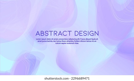 Abstract Futuristic Vector Background with  Minimal Shapes and Lines. Modern Colorful Gradient Wallpaper. Trendy Digital Design for Your Poster, Banner, Template, Web Page.