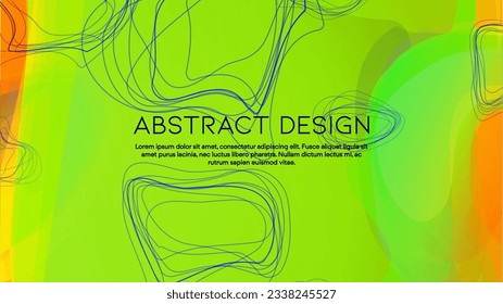 Abstract Futuristic Vector Background with  Minimal Shapes and Lines. Modern Colorful Gradient Wallpaper. Trendy Digital Design for Your Poster, Banner, Template, Web Page.