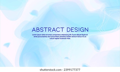 Abstract Futuristic Vector Background with  Minimal Shapes and Lines. Modern Colorful Gradient Wallpaper. Trendy Digital Design for Your Poster, Banner, Template, Web Page.