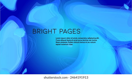Abstrakte futuristische Vektorgrafik Hintergrund mit Minimal Formens und Lines. Moderner bunter Gradient-Bildschirmhintergrund. Trendiges Digitaldesign für Poster, Banner, Vorlage, Web.