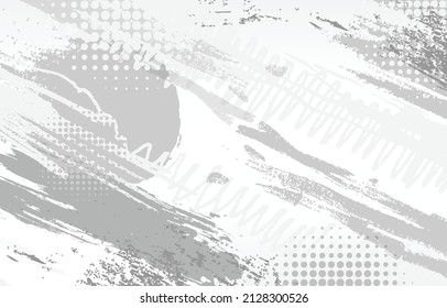 Abstract futuristic vector brushes gray color background