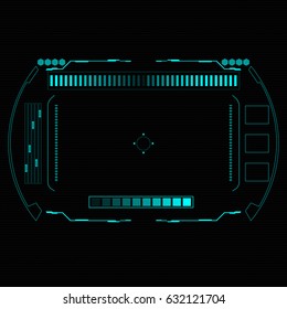 Abstract Futuristic Virtual Graphic Vector Background