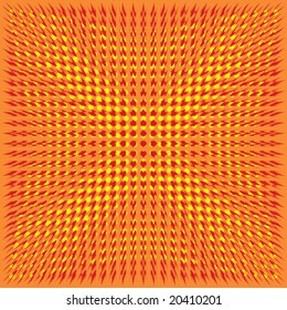 Abstract futuristic volume color vortex perspective background.