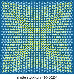 Abstract futuristic volume color vortex perspective background.