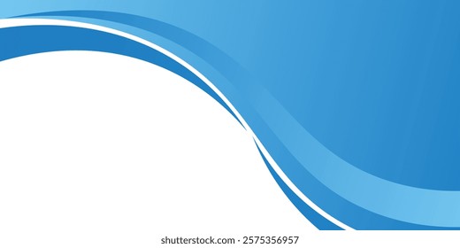 Abstract Futuristic Waving Background, wave modern design concept modern wave blue