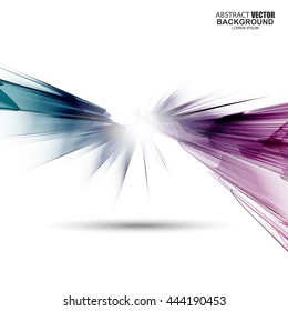 Abstract futuristic wavy background