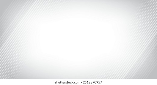 Abstract futuristic white background with soft line, Vector illustration