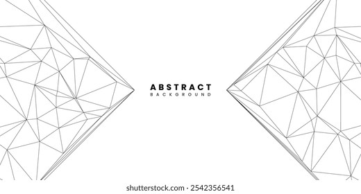 Abstract futuristic white background technology. Vector design