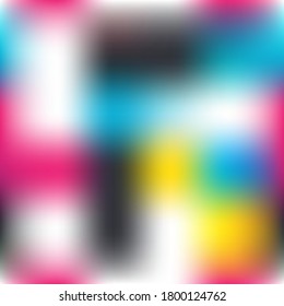 Abstract fuzzy colorful background. Vector illustration. Design element for wallpaper or banner