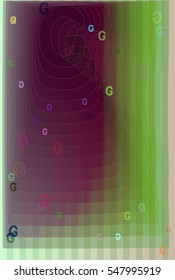 abstract G Alphabet.