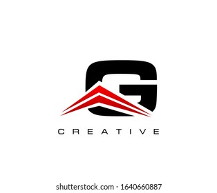 Abstract G Letter Logo, Perfect for Real Estate and Construction Concept