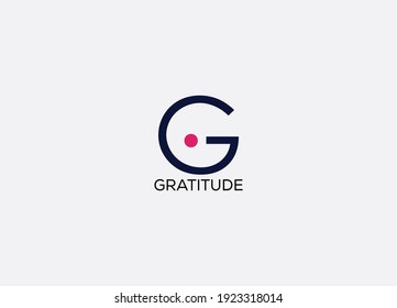 Abstract G letter modern initial logo design  