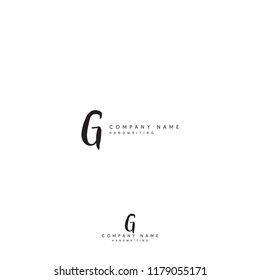 Abstract G Logo or G initial logo or G Signature logo
