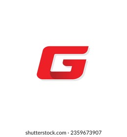 Abstract G logo, G sign clean minimalistic creative modern G symbol for businesses branding G icon vector