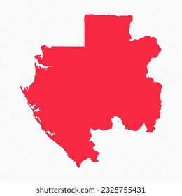 Abstract Gabon Simple Map Background, can be used for business designs, presentation designs or any suitable designs.