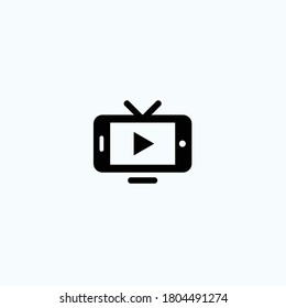 abstract gadget logo. television icon