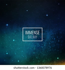 Abstract galaxy background design