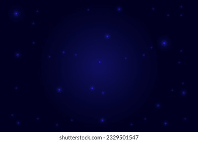 Abstract Galaxy Background Vector Illustration. Night Cosmic Space Sky With Shining Stars. Starry Light, Milky Way Backdrop. Stardust In Universal Banner