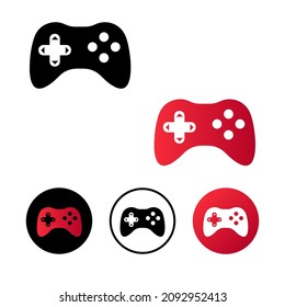 Abstract Game Controller Icon Illustration
