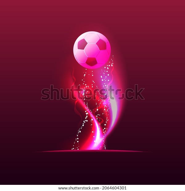 Abstract game trophy, award banner,\
world soccer cup, qatar 2022 trends, vector\
illustration