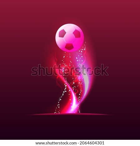 Abstract game trophy, award club banner, soccer cup, 2026 world design trends, vector illustration