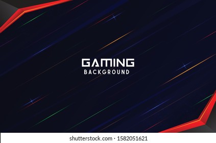 Abstract Gaming Background With Light Ray Object - Wallpaper Dekstop Design