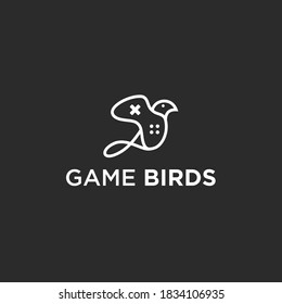 logotipo de juego abstracto. icono de juego