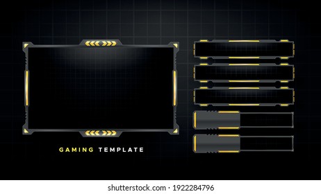 Abstract Gaming Stream Panels Pack