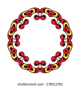Abstract Garland. Vector illustration