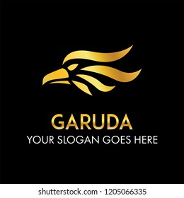Abstract Garuda Head Logo Concept
