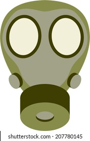 Abstract Gas Mask Vector Illustration