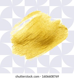 Abstract Geametric Background with Golden Splash with place for your text. Vector illustration. EPS10