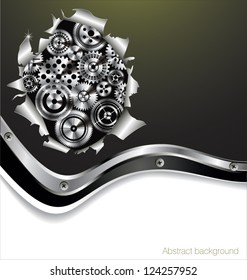 Abstract gear background