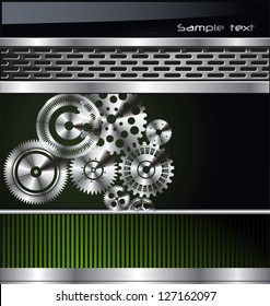 Abstract gear background