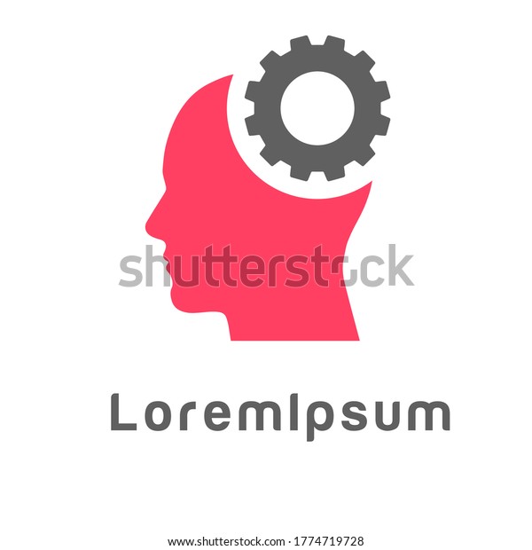 Abstract Gear Head Logo Template Design Stock Vector (Royalty Free) 1774719728 Shutterstock