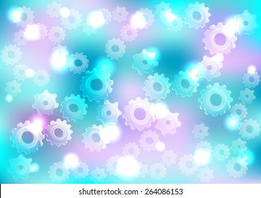 abstract  gear mechanism background