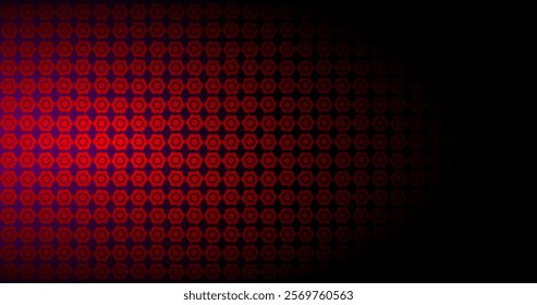 abstract gear tiles on dark background