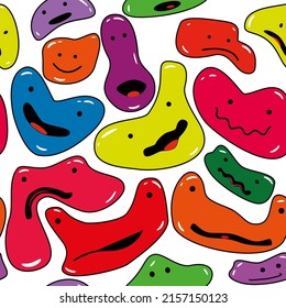 abstract gel color balloons in vector for web design