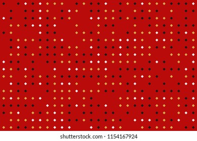Abstract gemetric pattern with colored elements