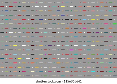 Abstract gemetric pattern with colored elements
