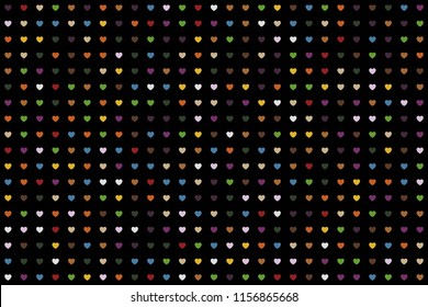 Abstract gemetric pattern with colored elements