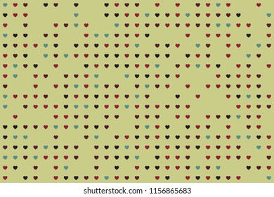 Abstract gemetric pattern with colored elements