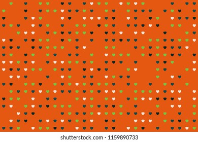 Abstract gemetric pattern with colored elements